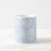 William Morris Floral Pattern in Blue Koffiemok (Center)