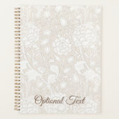 William Morris Floral Pattern in Sepia (Devant)