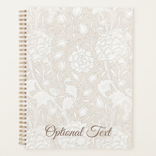 William Morris Floral Pattern in Sepia (Devant)