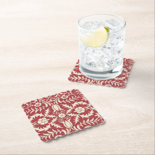 William Morris, Floral Pattern Kartonnen Onderzetters