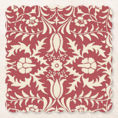 William Morris,  Floral Pattern Kartonnen Onderzetters (Voorkant)