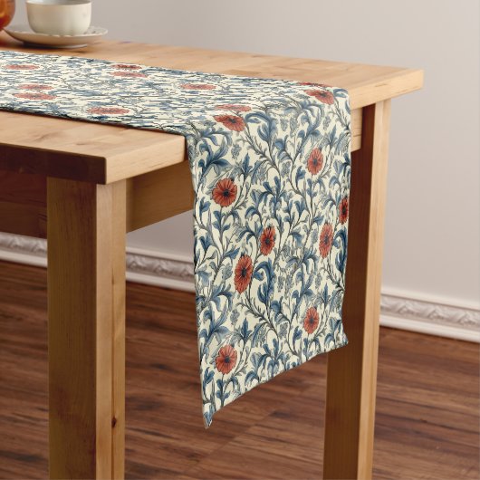 William Morris Floral Pattern Korte Tafelloper (Voorbeeld)