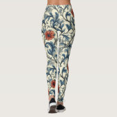 William Morris Floral Pattern Leggings (Achterkant)