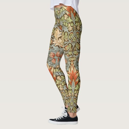 William Morris Floral Pattern Leggings (Links)