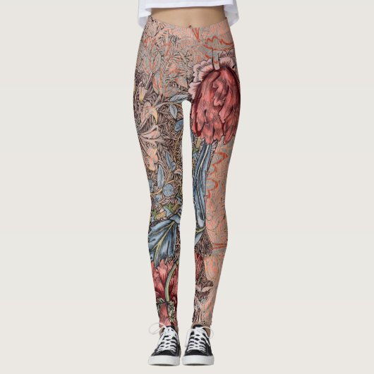 William Morris FLORAL PATTERN Leggings (Voorkant)