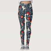 William Morris Floral Pattern Leggings (Voorkant)