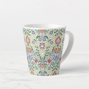 William Morris Floral Persian  Patroon Latte Mok