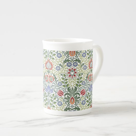 William Morris Floral Persian Pattern Porselein Kop (Voorkant rechts)