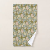 William Morris  Floral Pink Chrysanthemum Bad Handdoek (Handdoek)