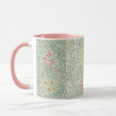 William Morris  Floral Pink Green Bower Mok (Links)