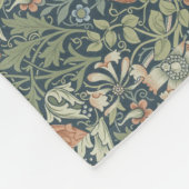 William Morris  Floral Pink Green Compton Fleece Deken (Hoek)