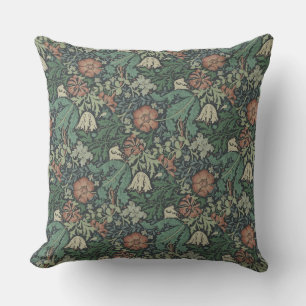 William Morris  Floral Pink Green Compton Kussen