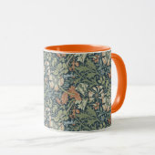 William Morris Floral Pink Green Compton Mok (Voorkant rechts)