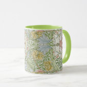 William Morris  Floral Pink Green Myrtle Mok (Voorkant rechts)