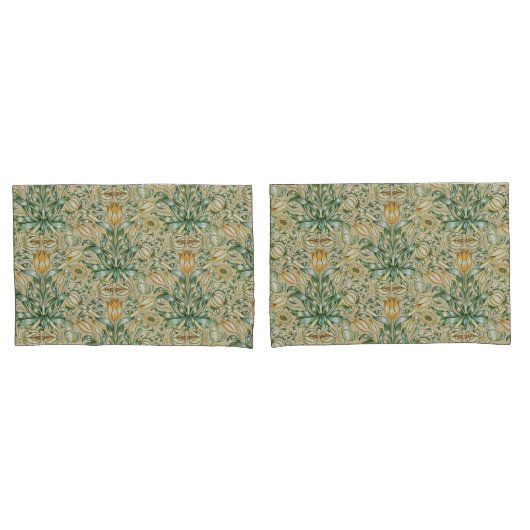 William Morris  Floral Pomegranate Kussensloop (Voorkant-Set)