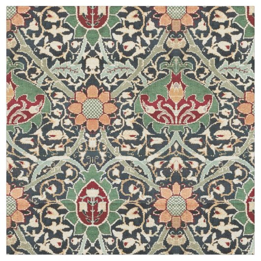 William Morris Floral Print Pattern Stof (Close Up)