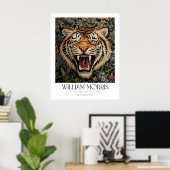 William Morris  Floral Tiger Poster (Thuiskantoor)