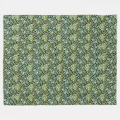  William Morris Floral Wey Pattern Fleece Deken (Voorkant (Horizontaal))