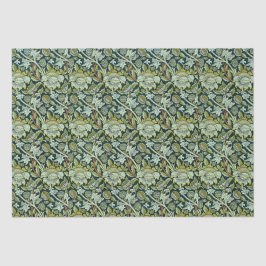 William Morris Floral Wey Pattern Tissuepapier (Voorkant)