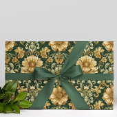 William Morris Florals verlaat kerstpatroon Cadeaupapier