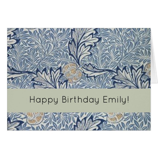 William Morris Flower Floral Design (Devant horizontal)