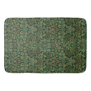 William Morris Flower Garden-Groene Badmat