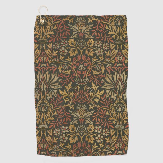 William Morris Flower Garden Tapestry Golfhanddoek (Voorkant)