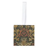 William Morris Flower Garden Tapestry Kubus Ornament (Voorkant)