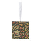 William Morris Flower Garden Tapestry Kubus Ornament (Rechts)