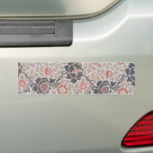 William Morris Flower Grafton Wallpaper Bumpersticker (Op auto)