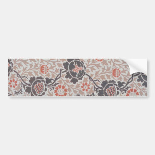 William Morris Flower Grafton Wallpaper Bumpersticker