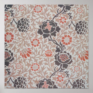 William Morris Flower Grafton Wallpaper Poster