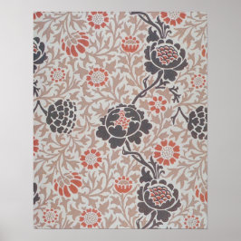 William Morris Flower Grafton Wallpaper Poster