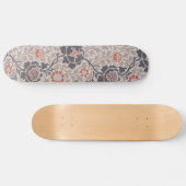 William Morris Flower Grafton Wallpaper Skateboard (Horizontaal)