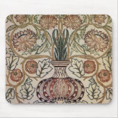 William Morris Flower Pot - Mousepad Muismat (Voorkant)