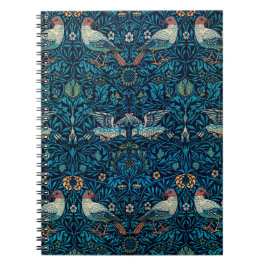 William Morris - Flowers & Birds Pattern Notitieboek