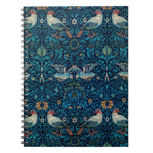 William Morris - Flowers & Birds Pattern Notitieboek (Voorkant)