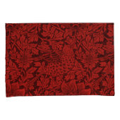 William Morris  Flowers Birds Red Kussensloop (Voorkant-Rechts)