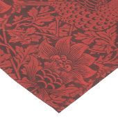 William Morris  Flowers Birds Red Medium Tafelloper (Hoek)