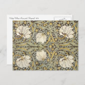 William Morris  Flowers Briefkaart (Voorkant / Achterkant)