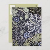 William Morris Flowers Briefkaart (Voorkant / Achterkant)