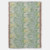 William Morris Flowers Garden Wallpaper Deken (Voorkant Verticaal)