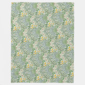 William Morris Flowers Garden Wallpaper Fleece Deken (Voorkant)