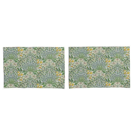 William Morris Flowers Garden Wallpaper Kussensloop (Voorkant-Set)