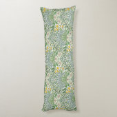William Morris Flowers Garden Wallpaper Lichaamskussen (Achterkant (Verticaal))