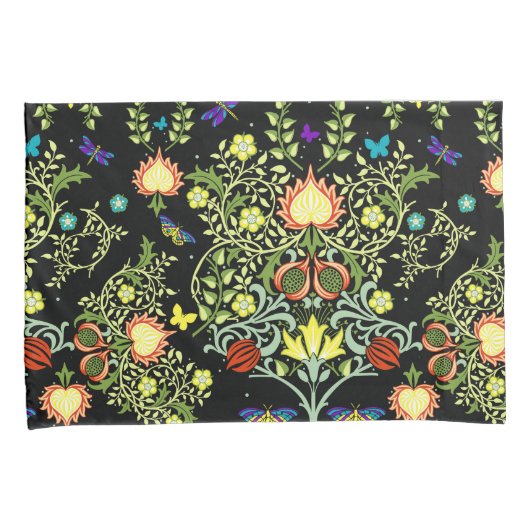 William Morris Flowers Kussensloop (Voorkant-Rechts)