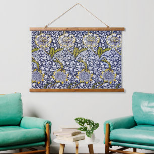 William Morris - Flowers & Leaves Pattern Hangend Wandkleed
