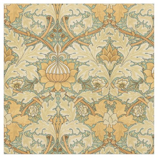 William Morris Foliage & Floral Pattern Stof (Close Up)