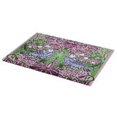 William Morris Folk Art Birds Bloemen Eikels Snijplank (Hoek)