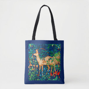 William Morris Forest Deer Tapestry Print Draagtas